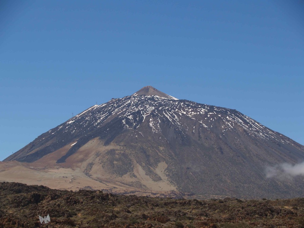 Figure 1 - The top of the Teide volcanic cone.