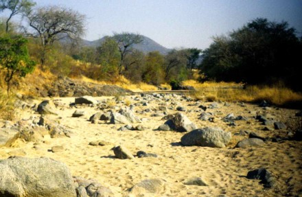 Figure 59 - Typical temporary river bed in a semiarid region (Bentiaba, Angola).