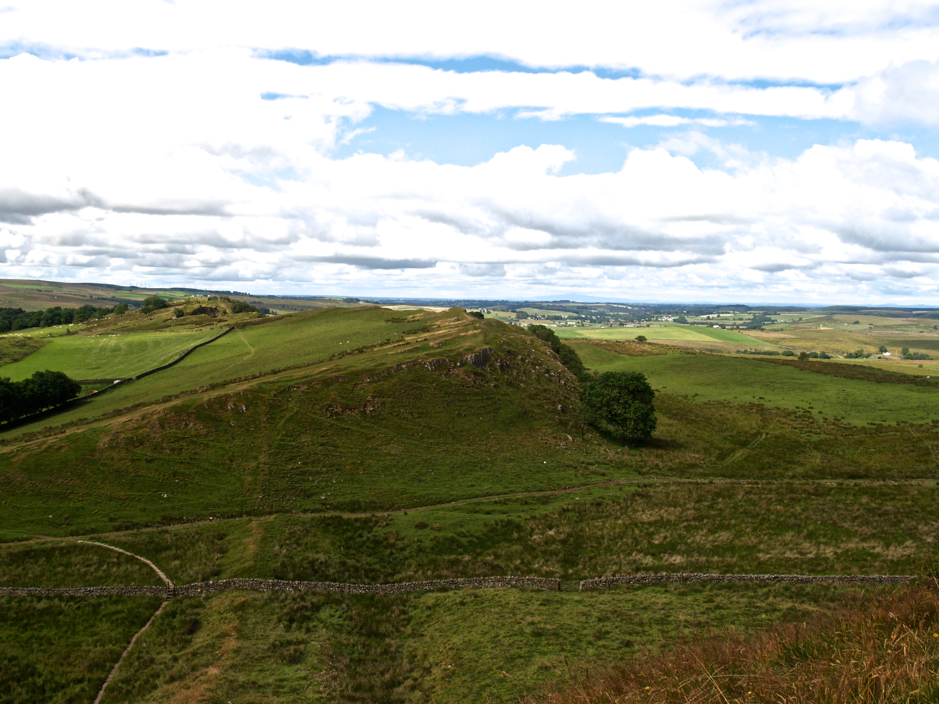 Figure 79 - Stratigraphic geomorphological control (Northumberland National Park, Great britain