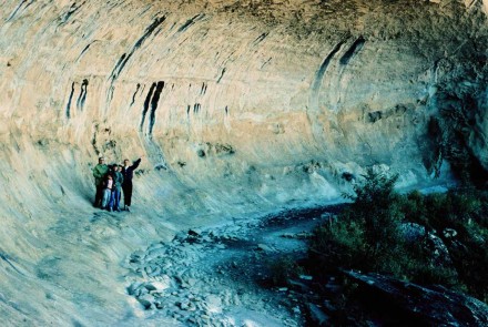 wind cave on sandstone Figure 51 - Closer view of one of the caves (Brandwag, South Africa).