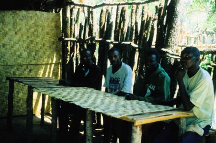 Figure 151 - The dining room of my camp (Bentiaba, Angola).