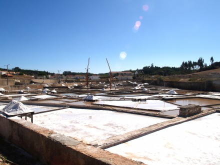 Figure 166A - Salt pans for recovering the dissolved rock salt (Rio Maior, Portugal)